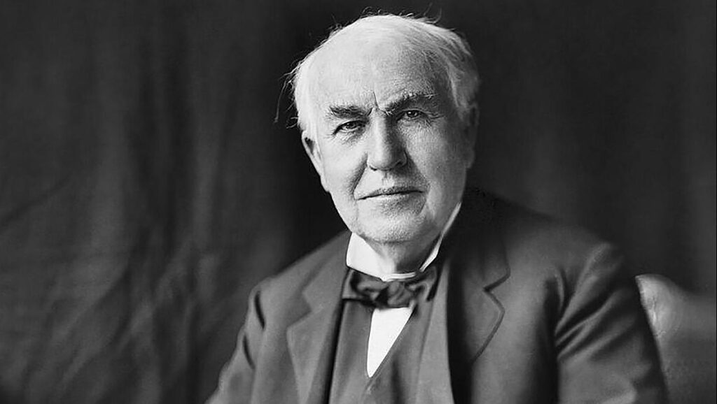 thomas edison head